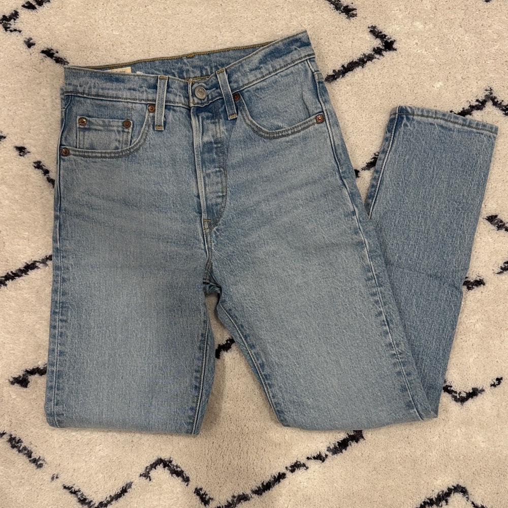 Levi's 501 S Light Wash Denim Jeans